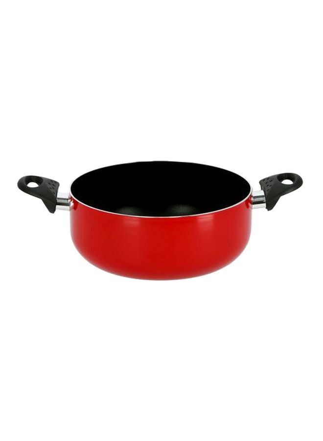 Royalford Casserole With Glass Lid Red 30cm - Image 3