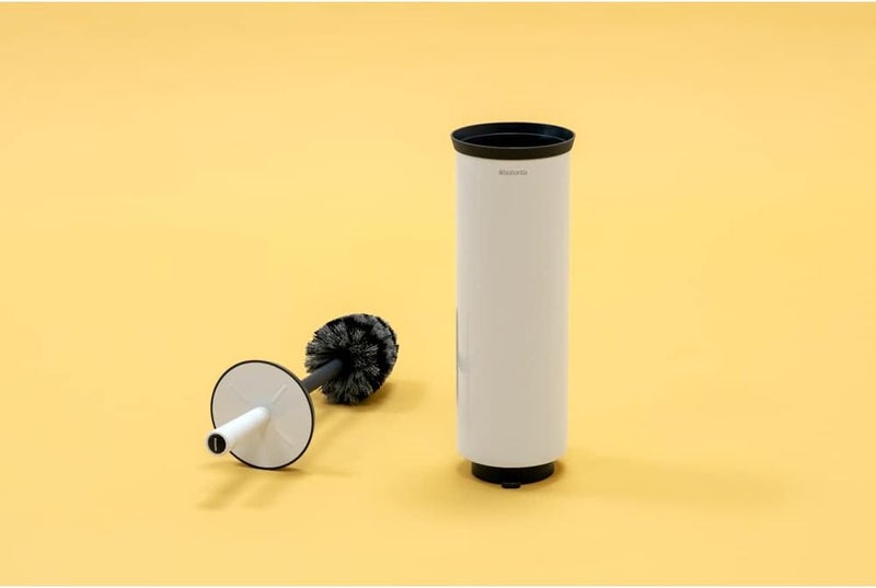 Brabantia Toilet Brush & Holder - Stainless Steel White - Image 3