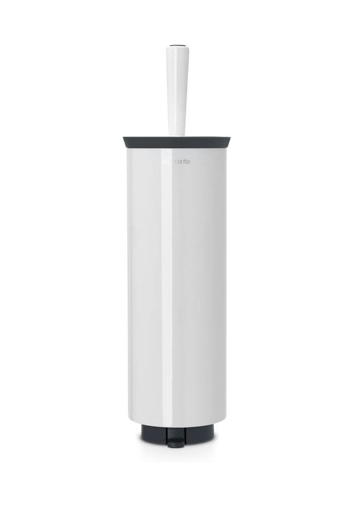 Brabantia Toilet Brush & Holder - Stainless Steel White - Image 1