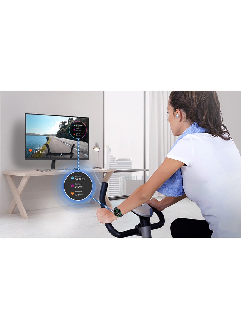 Samsung 32 inch M5 M50D Smart Monitor, FHD VA Display, 60Hz Refresh Rate, 4ms (GtG) Response Time, Wi-Fi & Bluetooth Connectivity, Built-In Speakers, HDR10, 1B Color Support | LS32DM500EMXUE - Image 4