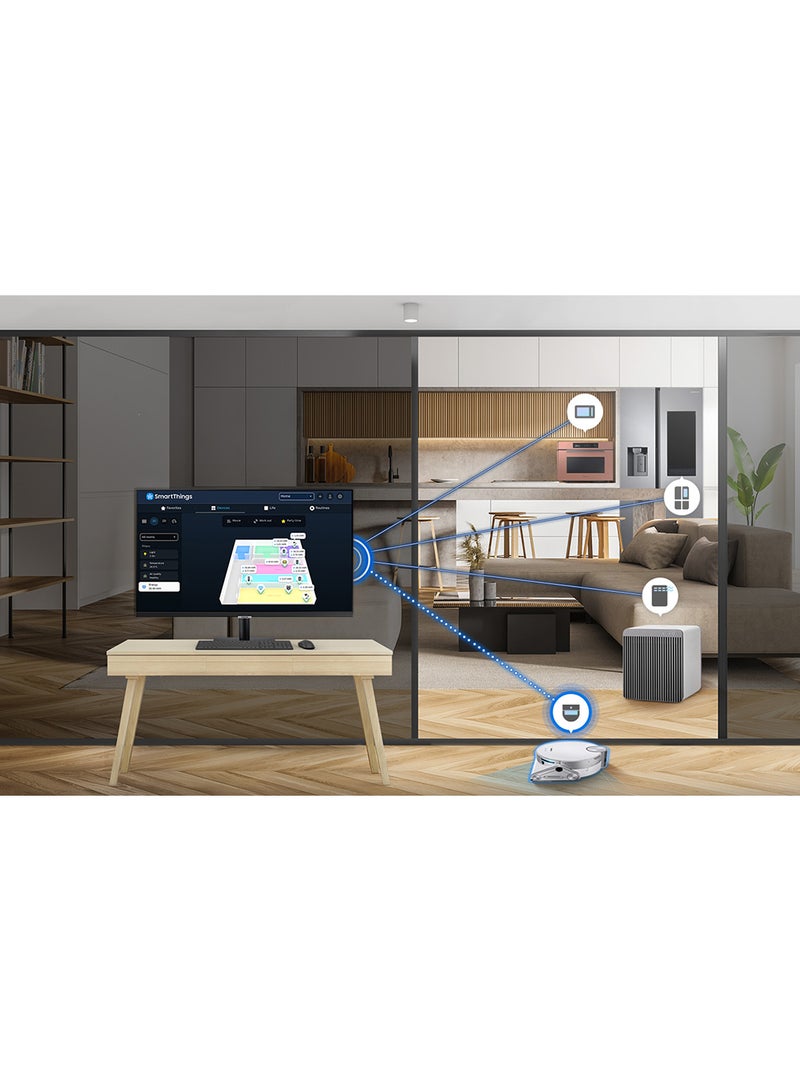 Samsung 32 inch M5 M50D Smart Monitor, FHD VA Display, 60Hz Refresh Rate, 4ms (GtG) Response Time, Wi-Fi & Bluetooth Connectivity, Built-In Speakers, HDR10, 1B Color Support | LS32DM500EMXUE - Image 3