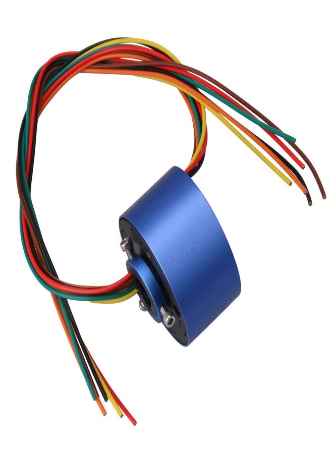 CNBTR 6 Wires 12.7MM Hole Dia Current Conductors Circuits Through Hole Slip Ring 380V AC/DC 10A Power Collector Ring 54mm - Image 3