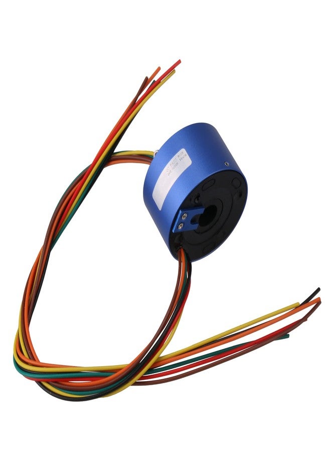 CNBTR 6 Wires 12.7MM Hole Dia Current Conductors Circuits Through Hole Slip Ring 380V AC/DC 10A Power Collector Ring 54mm - Image 2