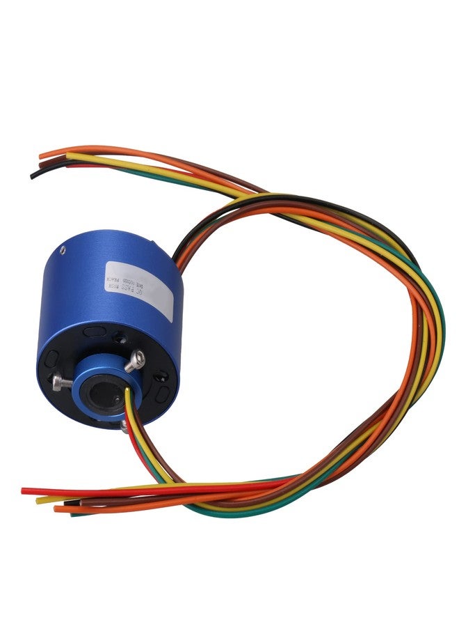 CNBTR 6 Wires 12.7MM Hole Dia Current Conductors Circuits Through Hole Slip Ring 380V AC/DC 10A Power Collector Ring 54mm - Image 1