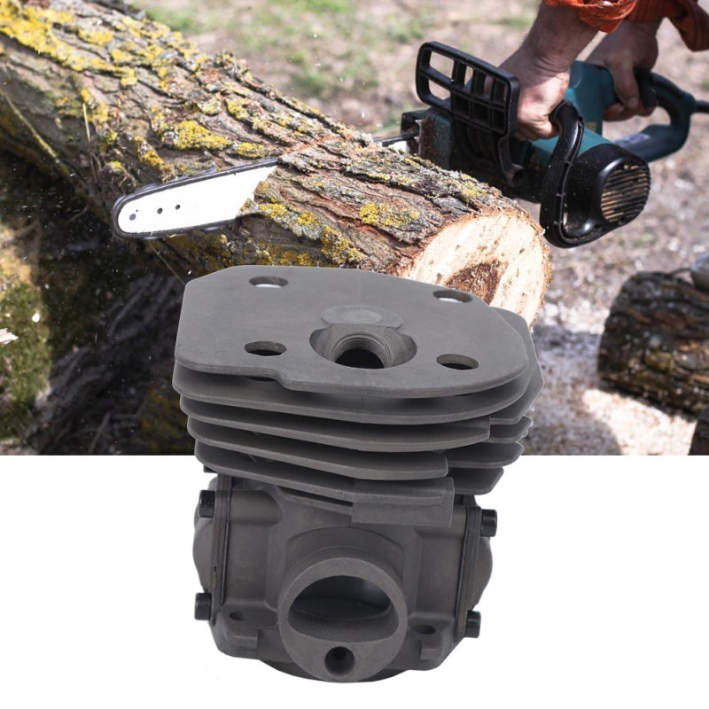 طقم مكبس 45 مم من الألومنيوم المصبوب لأسطوانة منشار Husqvarna 353 - مجموعة دقيقة مقاومة للتآكل مع عمر خدمة طويل - Image 2