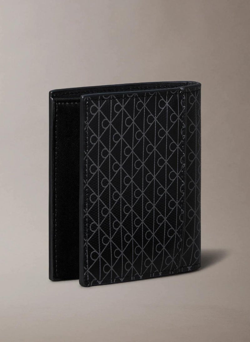 CALVIN KLEIN Allover Monogram Logo Bifold Wallet - Image 2