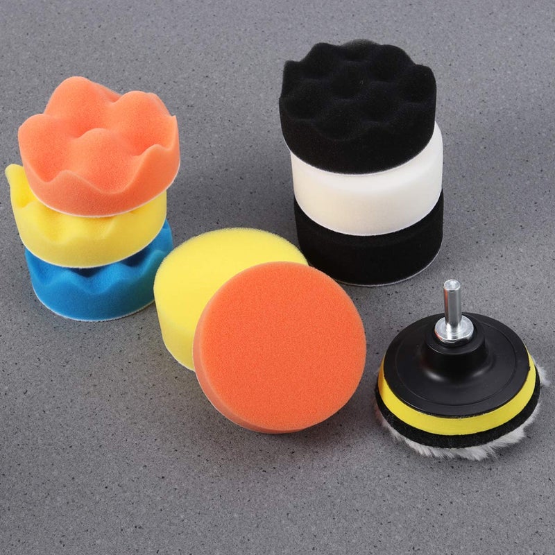 22Pcs Car Polishing Disc Kit Sponge Buffing Pads For Auto Waxing Detailing - Image 3