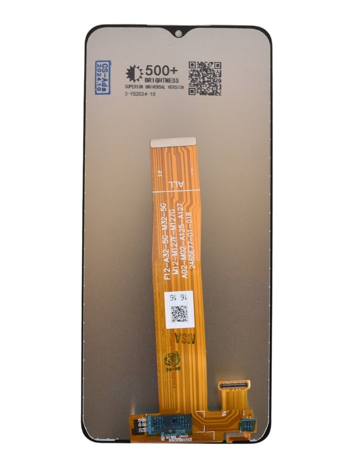 جادجتس كونيكشن - شاشة LCD مع محول الأرقام للهاتف سامسونج A12 / A02 / A32  5G باللون الأسود - Image 1