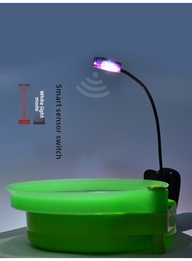 Lamp Night Fishing Induction Bait Lamp Bait Tray Bait Lamp LED Charging Bait Lamp Fishing Gear Equipment 