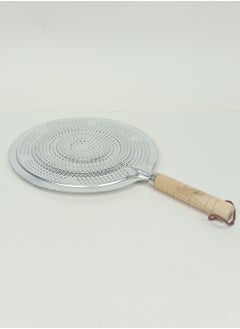 MtjrNet Cooking Pot Base Stove Top Simmer Ring Heat Diffuser Silver 33Centimeter  - Image 1