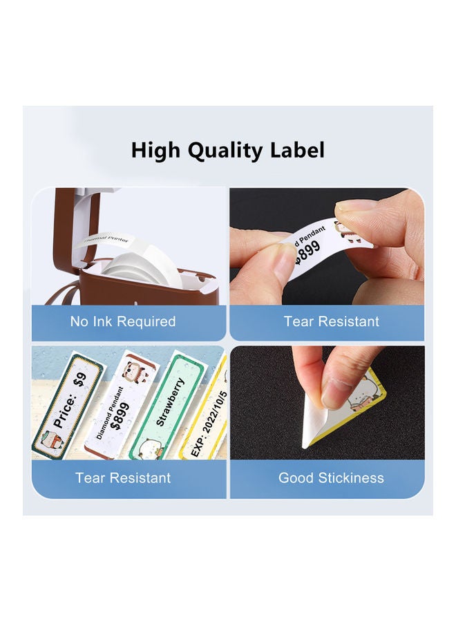 NIBEMINENT Pack Of 5 Thermal Paper Roll A9 - Image 3