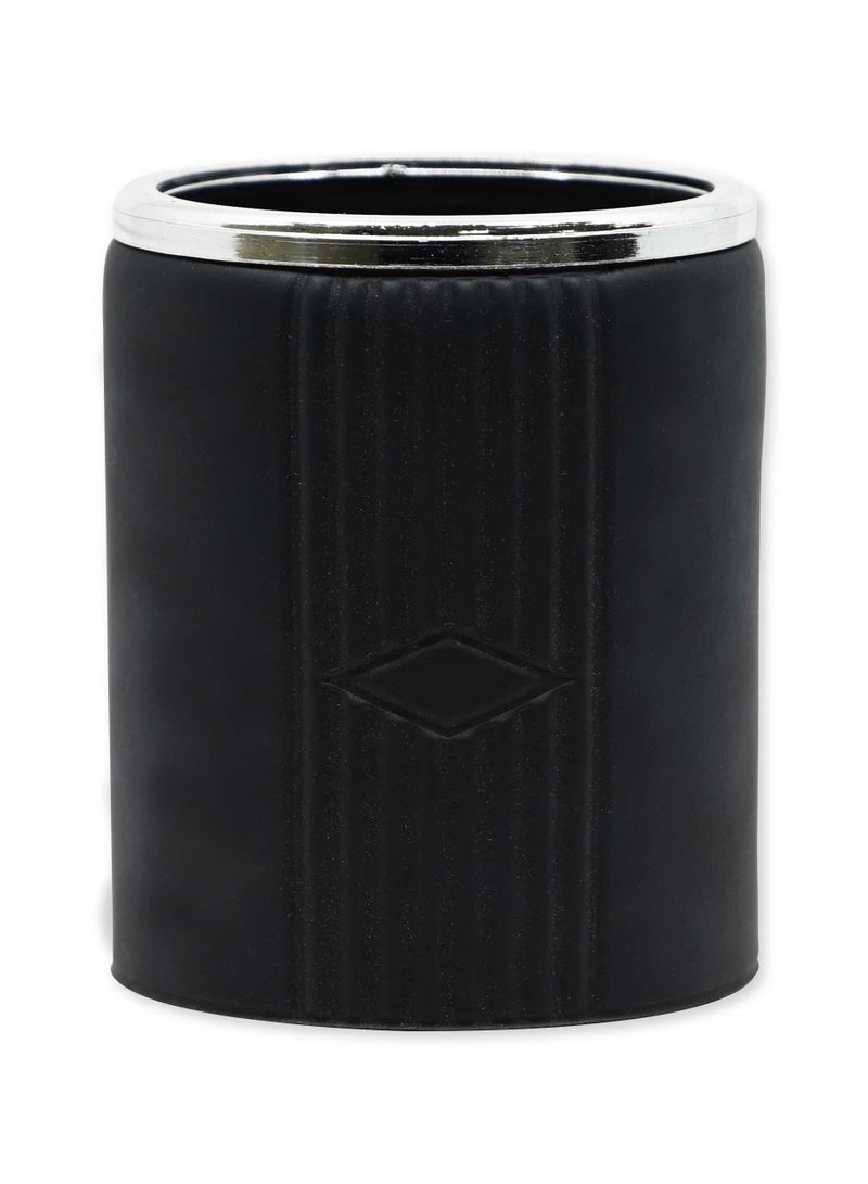 FIS 4 Pieces Desk Sets (Desk Blotter, Envelope Holder, Pen Holder, Letter Opener) Colour Team Black - UADS1831TE14 - Image 5