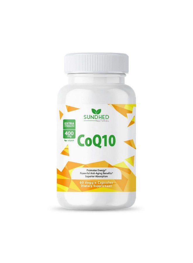 Sundhed Natural Coq10 Powerful Antioxidant Support Wellness Functions Promotes Energy (Capsules 400Mg) - Image 2