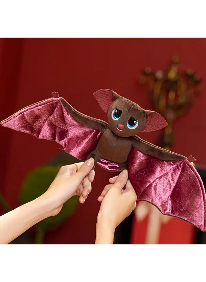 Cute Bat Plush Toy Soft Stuffed Animal Halloween Christmas Gift Home Decor - Image 1