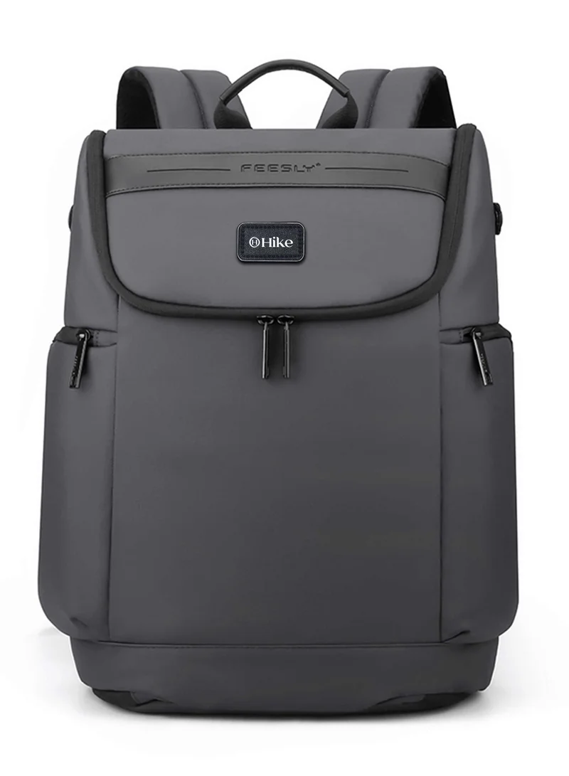 Hike Grey Durable Laptop Backpack Waterproof Business Casual Daypack for Men Women in Travel Office School College, HK2205, Grey  | Best Price UAE