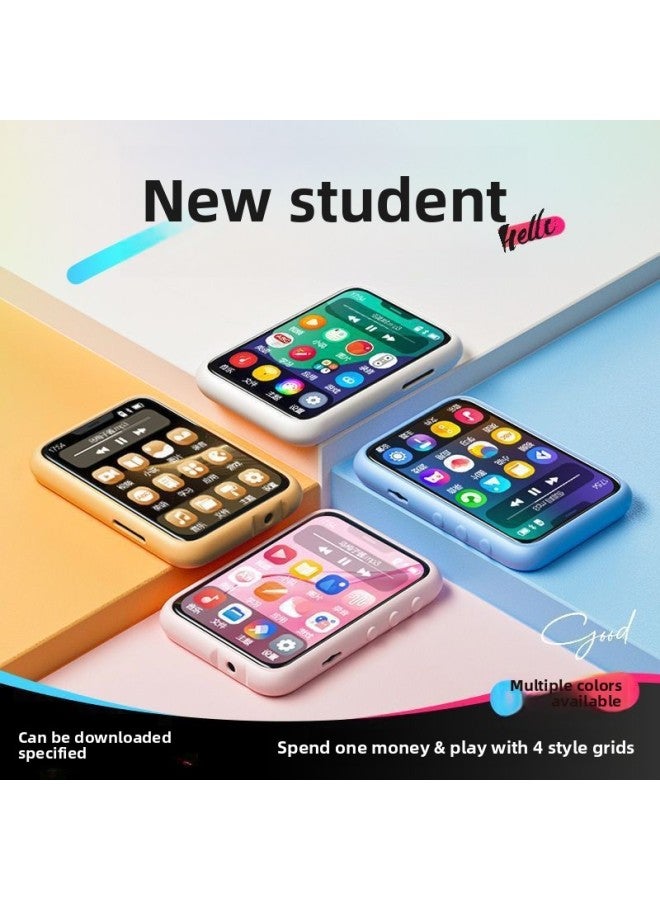 The Mp3 Walkman Student Version Can Be Put On The Mp4 Touch Screen To Read Novels And Listen To Songs With Memory English Player-Body Color:3.2inch Touch Screen Bluetooth [blue Shell/wired Headphones]-Memory Capacity:68g-already Following Songs/novels/english/others  - Image 5