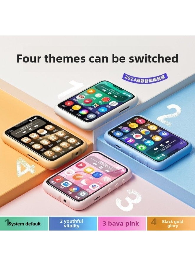 The Mp3 Walkman Student Version Can Be Put On The Mp4 Touch Screen To Read Novels And Listen To Songs With Memory English Player-Body Color:3.2inch Touch Screen Bluetooth [blue Shell/wired Headphones]-Memory Capacity:68g-already Following Songs/novels/english/others  - Image 3