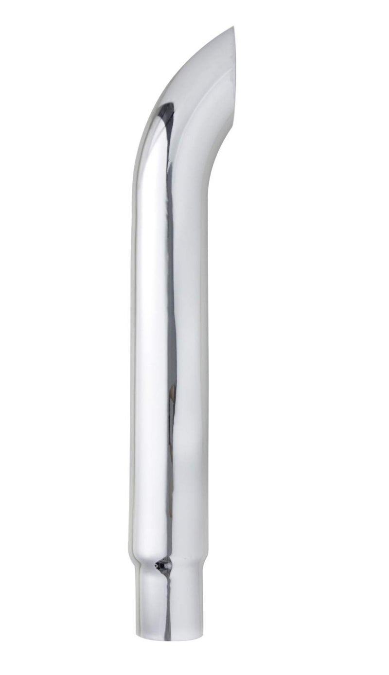 TBOZZ Chrome Stack 6Inch (reduce to 5inch OD), 36inch Length, Curved - Image 1
