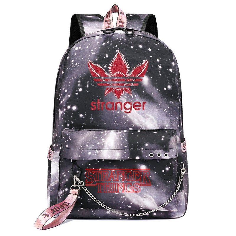 Selling American Tv Series Strange Story Printed Usb Teenage Student Schoolbag Unisex Casual Travel Backpack - Image 4