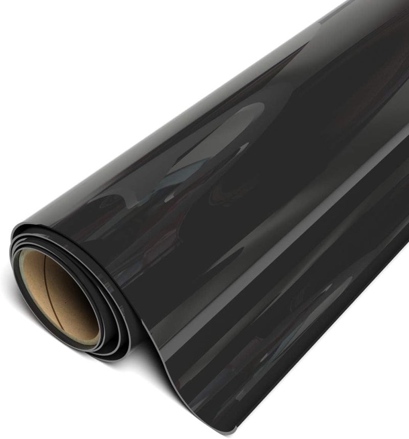 SISER فيلم نقل الحرارة سيسر بريك 600 196 × 1 قدم ورقة سوداء HEX 3B3F42 متوافق مع سيسر روميو وجولييت وأي قواطع احترافية أو حرفية أخرى 3D HTV معتمد من CPSIA - Image 1