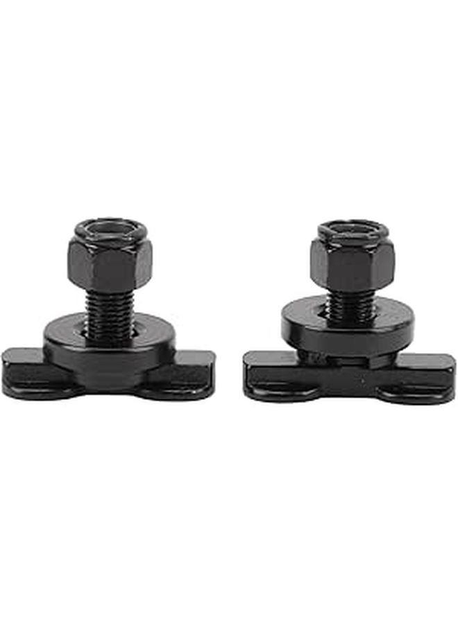 Galvanized Carbon Steel L Track Stud Fitting 2 Pcs Universal Truck Bed Trailer - Image 1