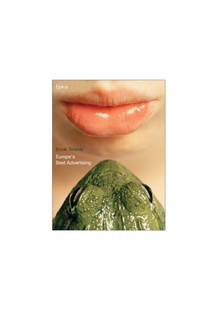 AVA Publishing SA Epica 20: Europe's Best Advertising: Bk. 20