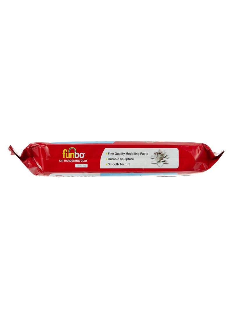Funbo Air Hardening Clay, White, 250g - Image 2