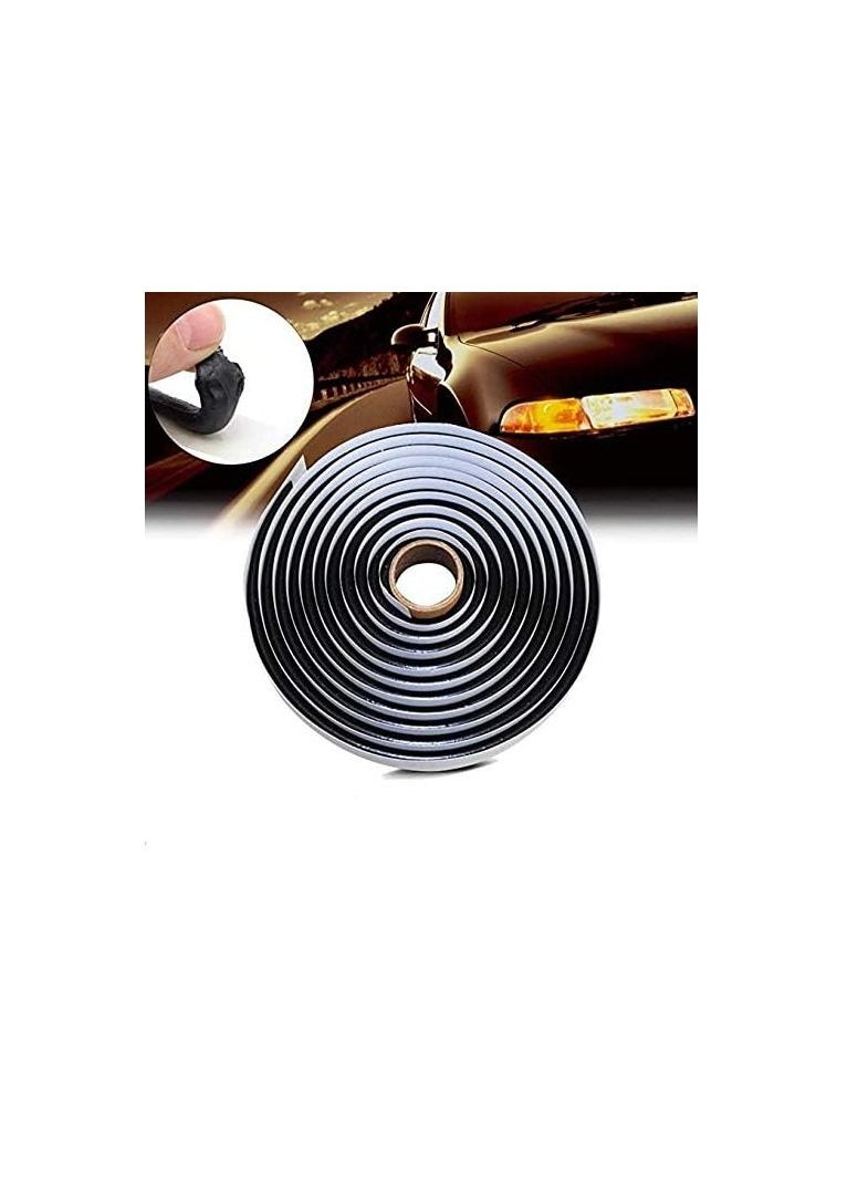 Generic - مانع تسرب المطاط لمصابيح السيارة الأمامية للشاحنات أداة تركيب الصوت والفيديو شريط إعادة الختم ختم مقاوم للماء ومانع للرطوبة وعزل الضوضاء في باب السيارة - Image 1