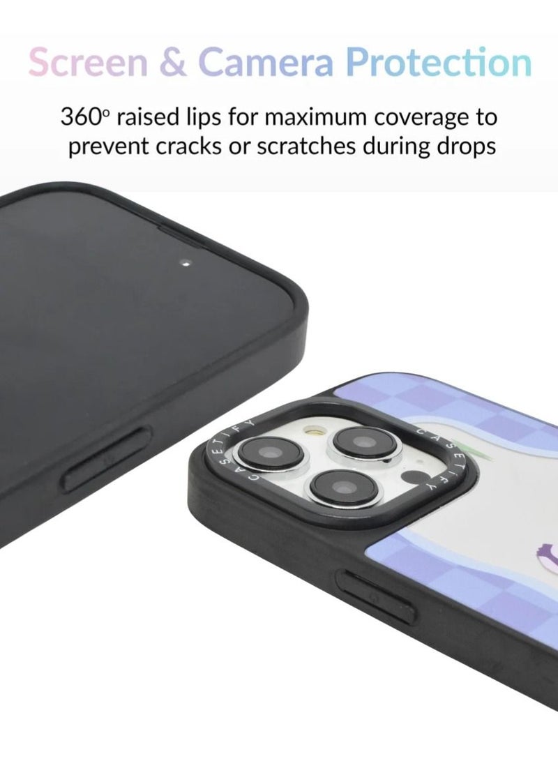 كاستيفي غطاء هاتف iPhone 13 Pro بتصميم الأزهار ، جراب هاتف صلب ، غطاء خلفي من الزجاج المقوى - Image 3