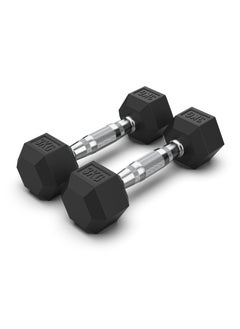 COMMANDO Pair Of Hex Dumbbells All Weights Options  - Image 4
