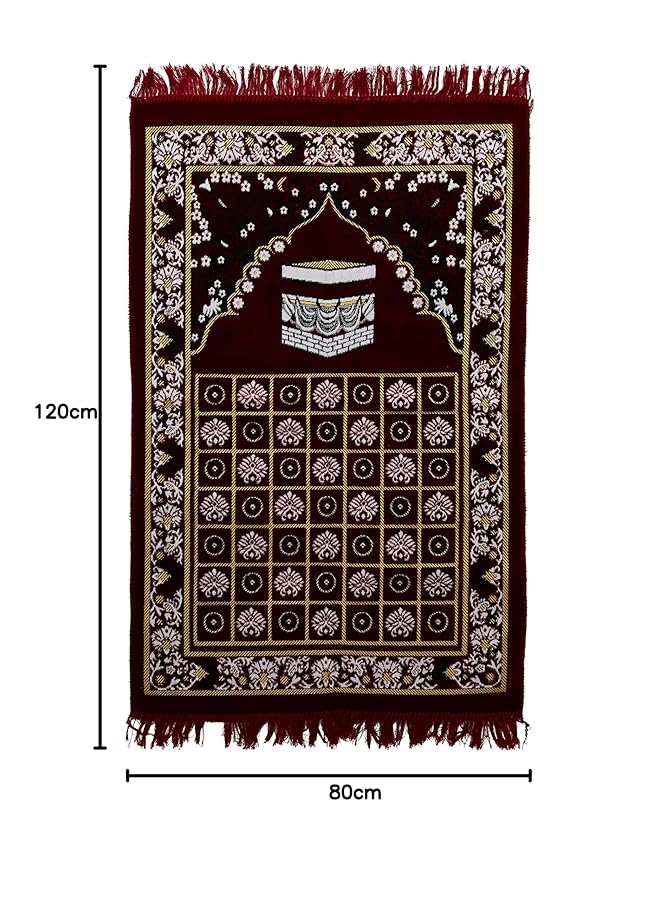 erorex Turkey Muslim Prayer Mat Islamic Prayer Mat Muslim Prayer Rug Premium Design And Quality Made In Turkey Soft Touch With Cotton Padded Back Multicolors - Image 5