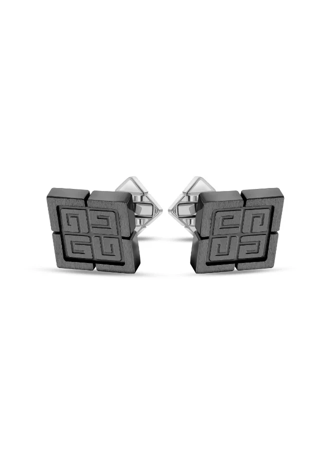 غاي لاروش Charlie.3 Balck & Silver Cufflink for Men