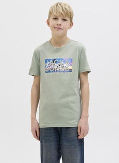 Jack & Jones Junior JJCOLTON PHOTOPRINT TEE SS CREW NE JNR  - Image 1