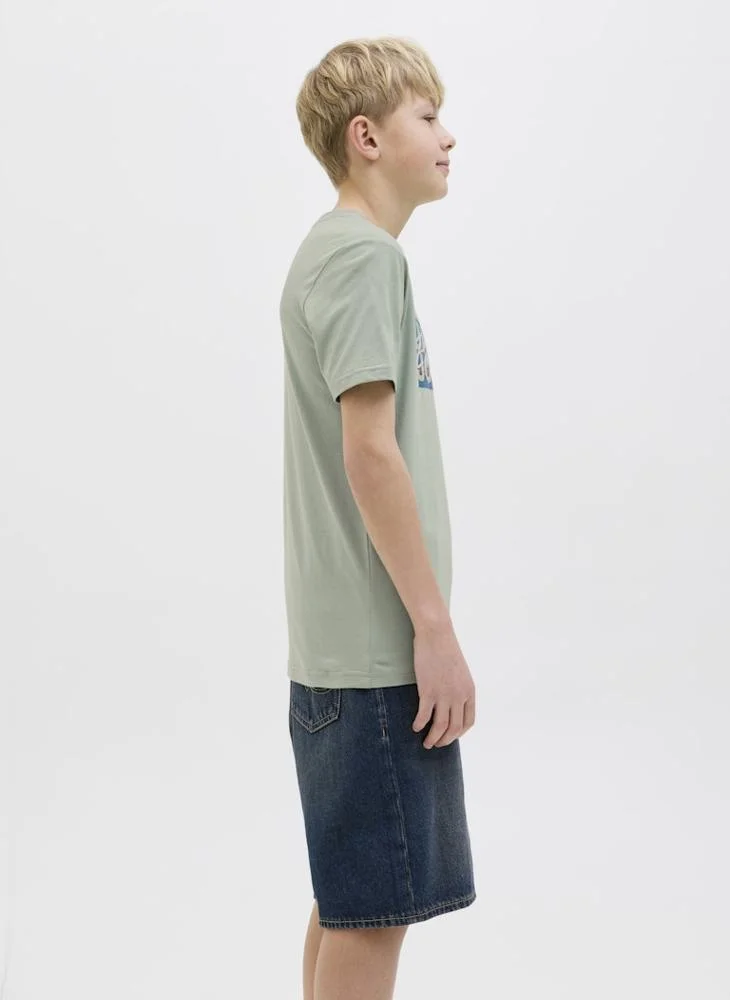 Jack & Jones Junior JJCOLTON PHOTOPRINT TEE SS CREW NE JNR