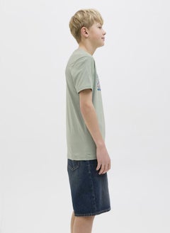 Jack & Jones Junior JJCOLTON PHOTOPRINT TEE SS CREW NE JNR  - Image 4