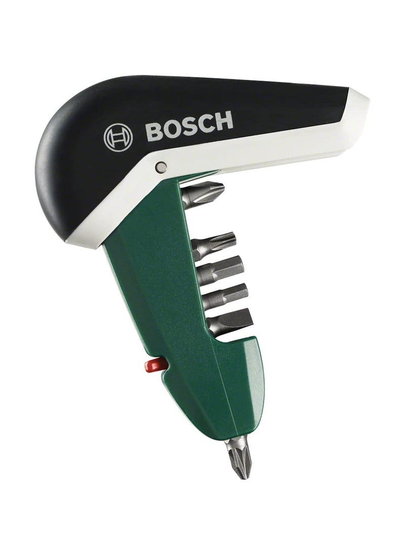 BOSCH Bosch Pocket Screwdriver Bit Set 7 Pieces For Basic Screwdriving With 25mm Screwdriver Bits  - Image 1