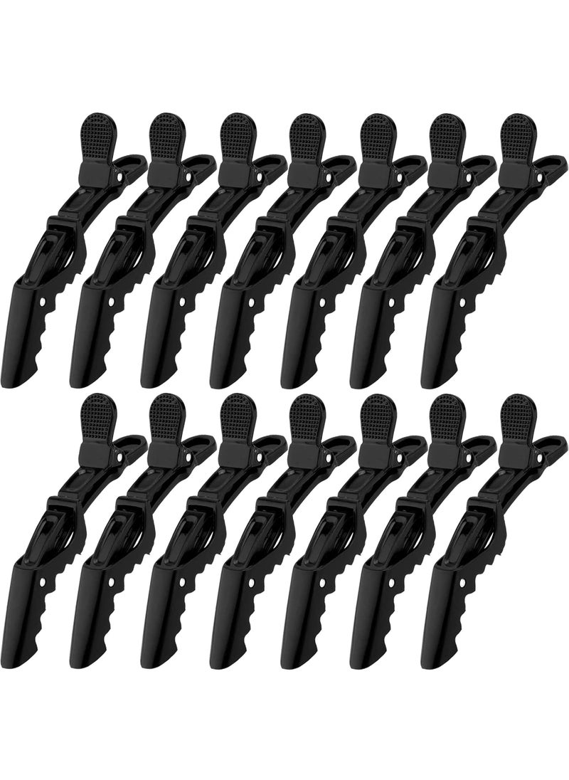 Ondder - Ondder 14 Pack Black Alligator Pro Salon Hair Clips for Styling  Plastic Gator Clips - Image 1