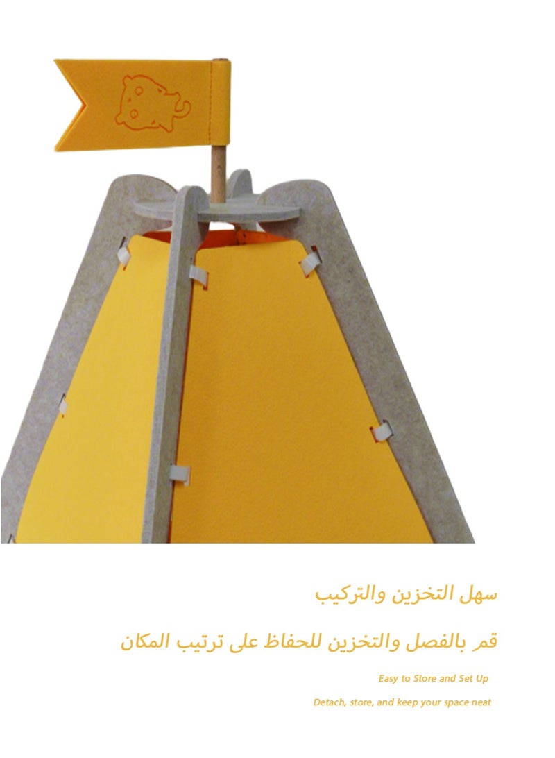 Generic Fun Cat Tent – Detachable & Durable Cat Bed with Unique Kingdom Design, Perfect for Napping & Playtime  - Image 3