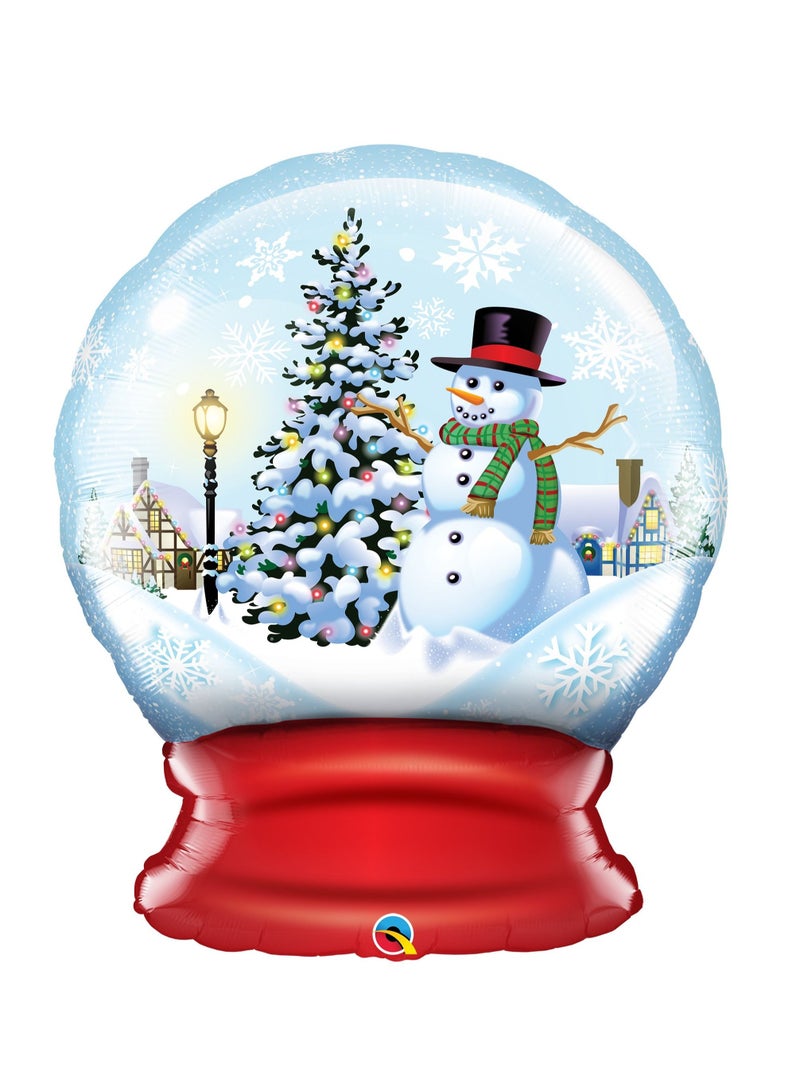 36" Shape Snow Globe Foil Balloon 001Ct