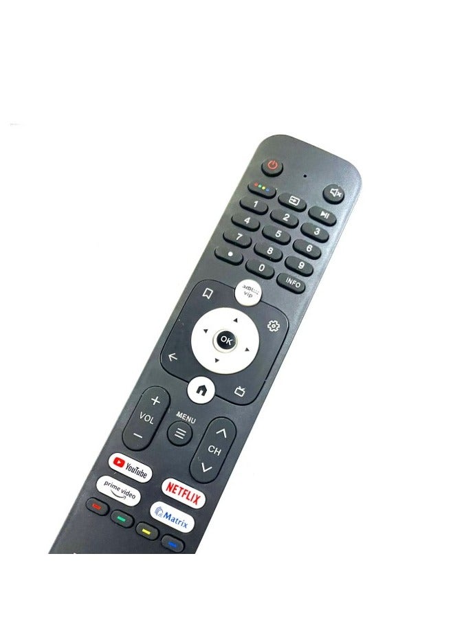 Remote Control Replacement for Smart TV H32K66UG H43K66UG H50K66UG HTR-U28 LE40K6600G H50S6UG H55S6UG H65S6UG Remote Control (Not Included Voice) - Image 1