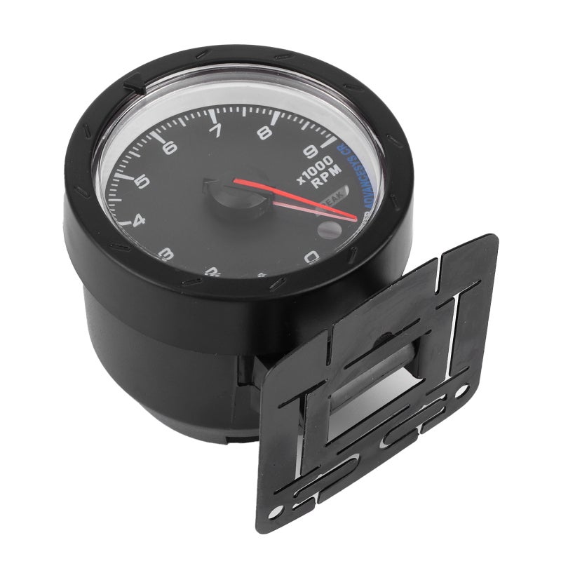 Tachometer Gauge 0‑9000RPM 60mm 12V - LED Lighting Switchable White Red - Peak Display Function Tachometer for 4 6 8 Cylinder Gasoline Vehicles - Image 5