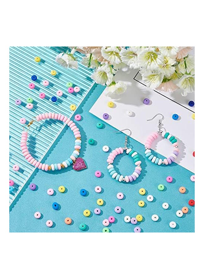 About 450pcs Heishi Clay Beads 4 Marshmallow Co  - Image 3