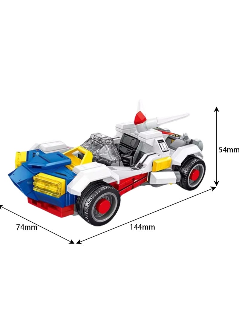 Yuanzu Chariot Building Blocks Assembly Model Boy Small Particle Assembly Toy - Image 2