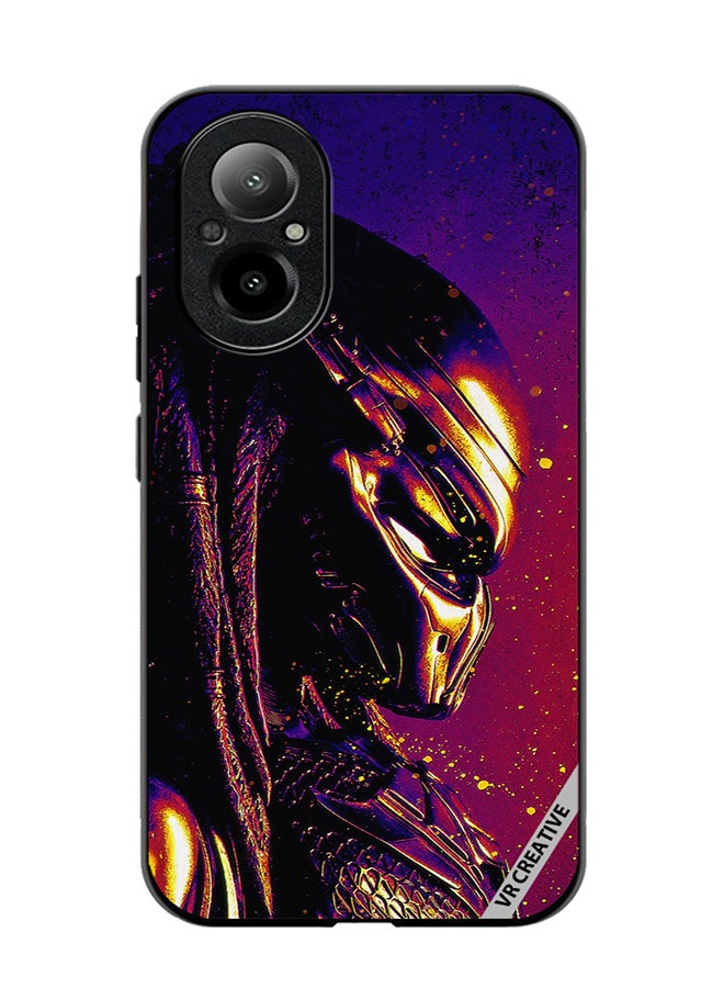 VR CREATIVE Protective Case Cover For Realme C67 4G Predator Design Multicolour - Image 1
