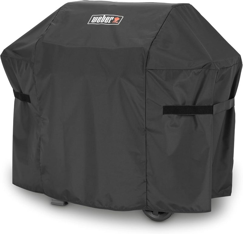 Weber Premium Outdoor Grill Cover, Water-Resistant, Compatible with Large Spirit Series Gas Grills, Black - Image 4