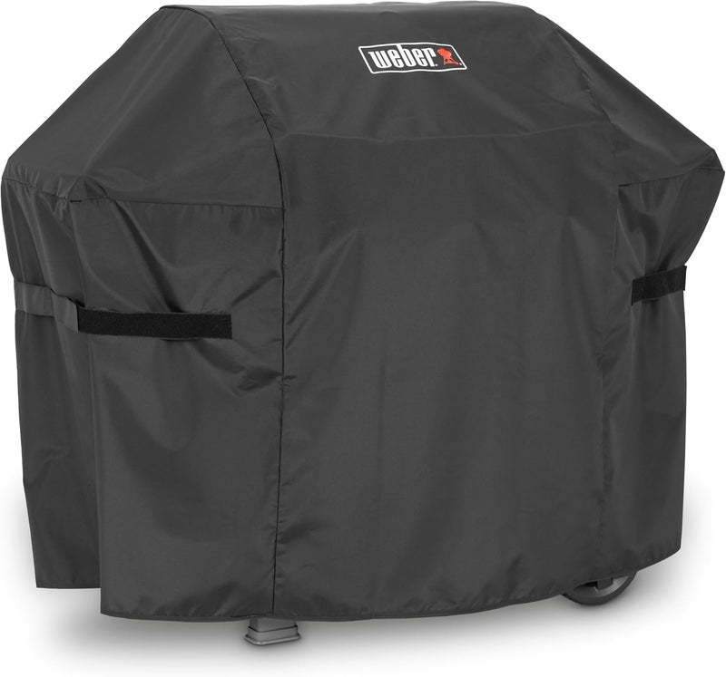 Weber Premium Outdoor Grill Cover, Water-Resistant, Compatible with Large Spirit Series Gas Grills, Black - Image 3