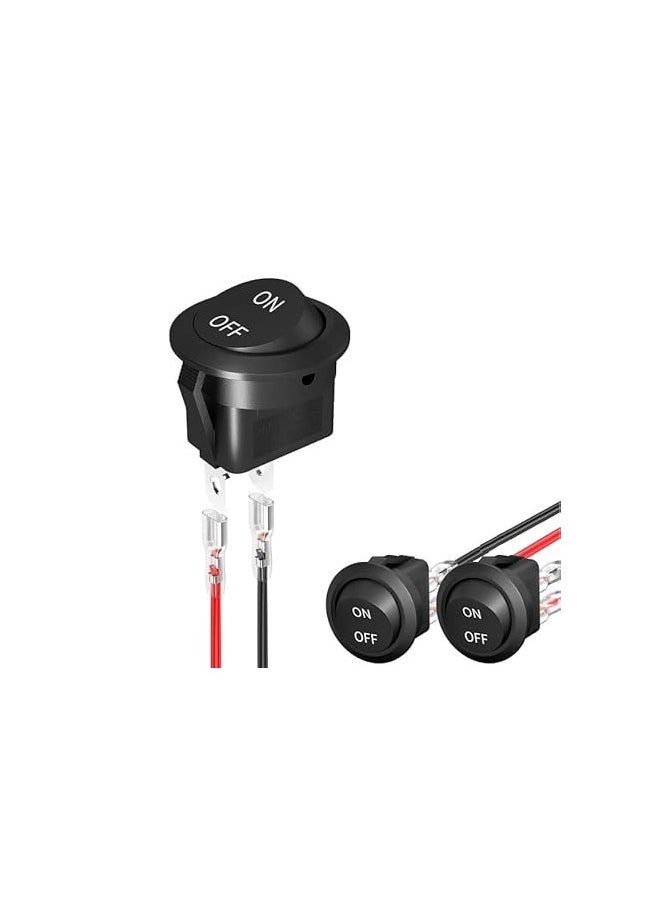 KNP - KNP KCD1 Round Rocker Switch is a versatile and compact switch designed for controlling electrical devices It offers reliable operation for various applications with a simple On/Off mechanism Featuring a black round rocker this switch is well suited for tight spaces and panel mounting It is a Single Pole Single Throw SPST switch making it ideal for controlling a single circuit. - Image 1