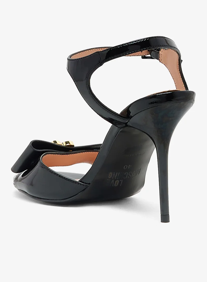 Love Moschino Ankle Strap High Heel Sandals