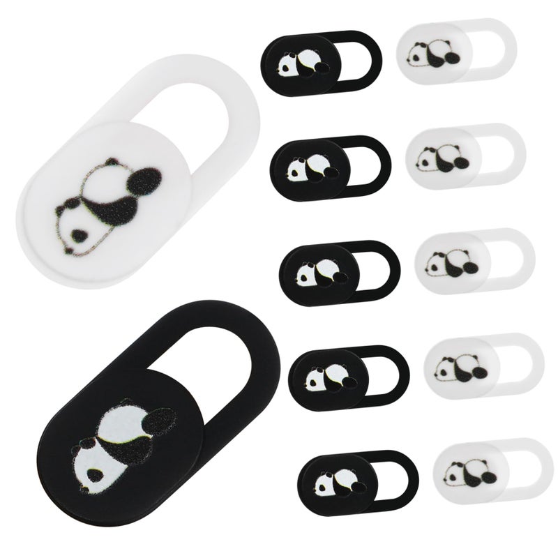 12 Pack Black Slide Webcam Privacy Covers For Laptop And Desktop Computer - Image 2
