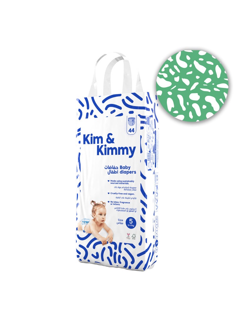 Kim & Kimmy Baby Size 5 Diapers 12 To 17Kg 44 Diapers - Image 3